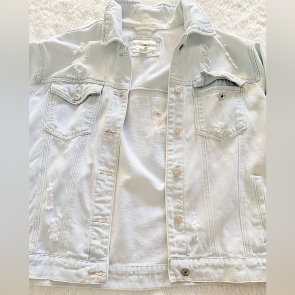 Forever 21 Light Wash Denim Jacket - Picture 2 of 6